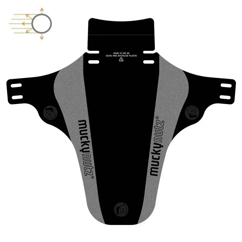 Kuuma Tarjous Mucky Nutz Face Fender 23 Black/Reflective