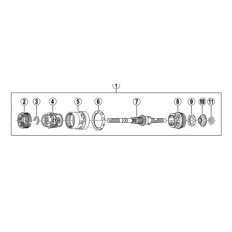 Ajankohtainen Shimano SG-3C40/41 Kuulakartio oikea pölysuojalla