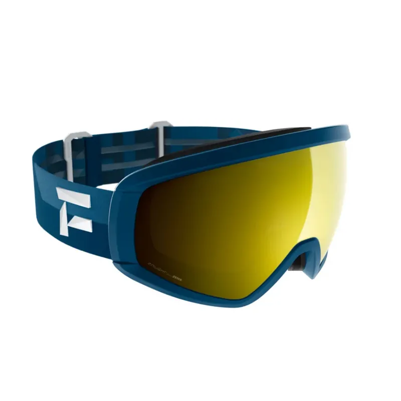 Flaxta Continuous - Dark Blue with Gold Mirror laskettelulasit Paras Hinta
