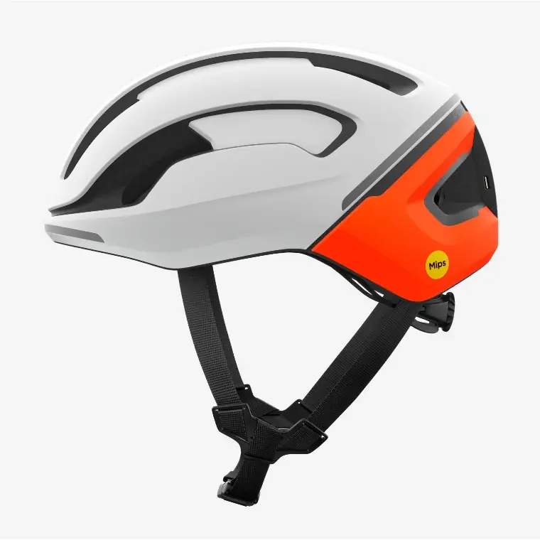 POC Omne Beacon MIPS pyöräilykypärä - Hydrogen White / Fluorescent Orange Matt Kuuma Tarjous